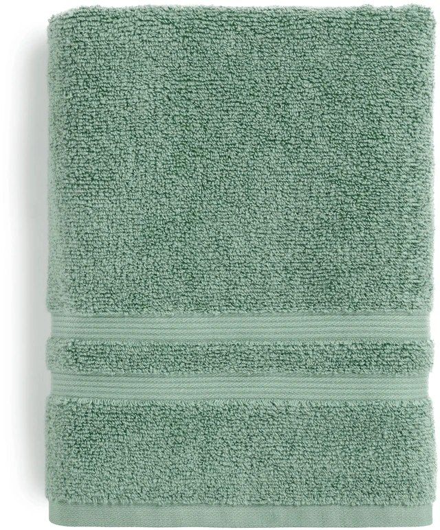 Main image of Mainstays Performance Bath Towel Quick Dry Fade Resistant Green Sage