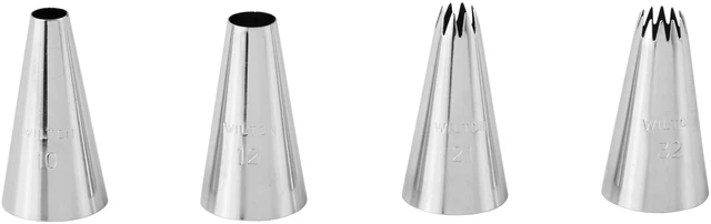 Main image of Wilton Large Decorating Tip Set, 4-Piece