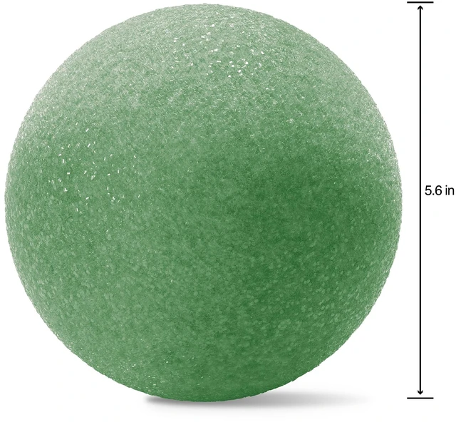 Alt view image 2 of 5 - FloraCraft FloraFM Foam Ball 5.6" Green