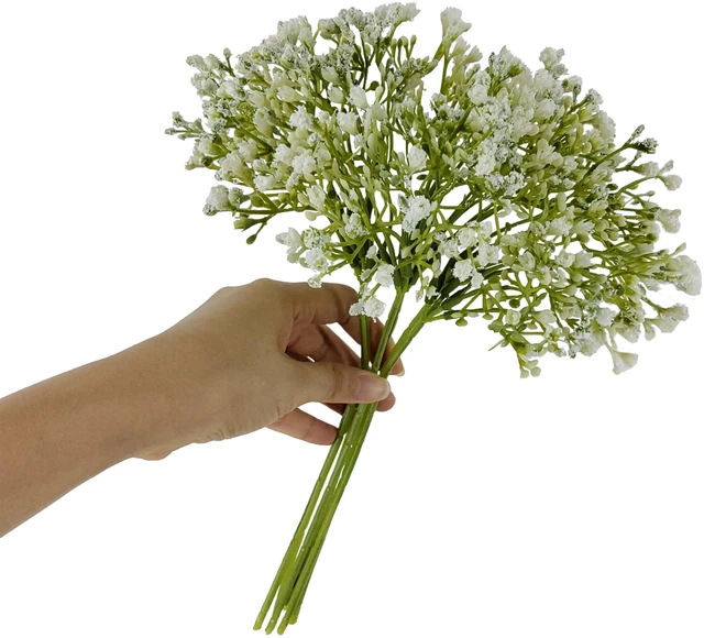 Alt view image 4 of 6 - Mainstays 12in Artificial Baby's Breath Flower Pick, White, Indoor Use