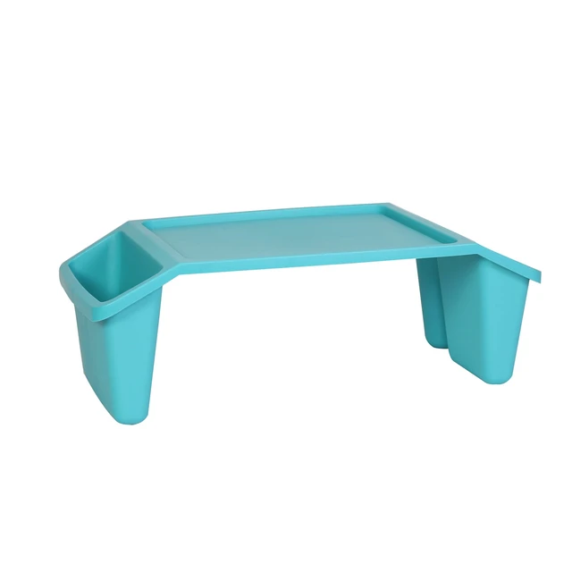Alt view image 5 of 6 - Everything Mary Lap Desk 17.9" Storage, Teal