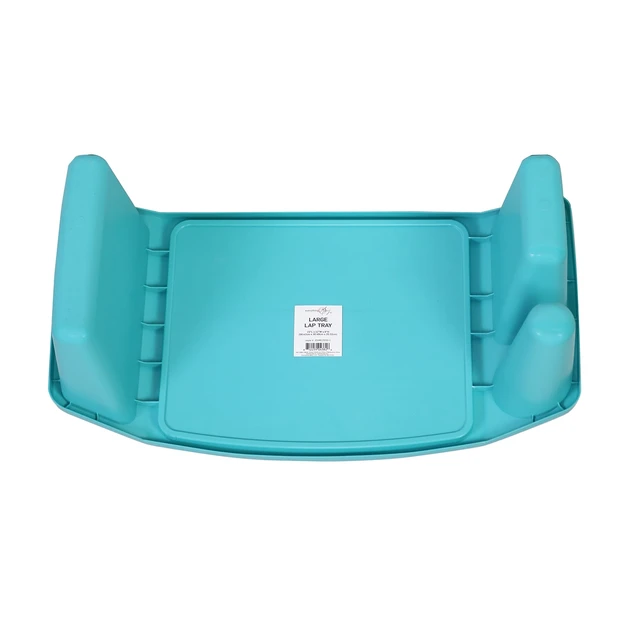 Alt view image 4 of 6 - Everything Mary Lap Desk 17.9" Storage, Teal