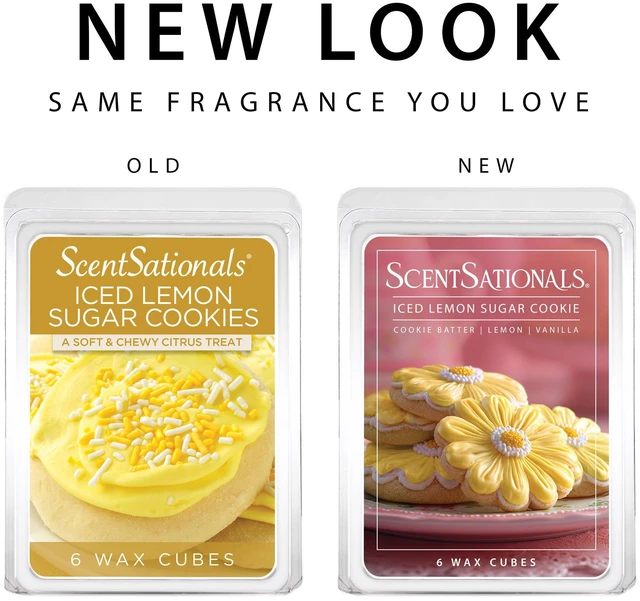 Alt view image 3 of 5 - ScentSationals Iced Lemon Sugar Cookie Scented Wax Melts, 2 Pack, 2.5 oz