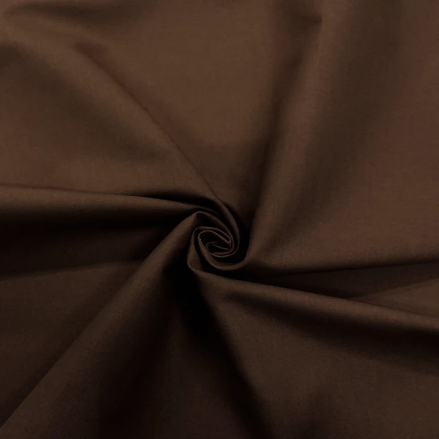 Main image of Shason Textile Poly Cotton 3 Yards x 44" Precut Fabric for Quilting Craft Projects, Dark Brown