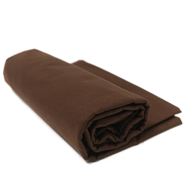 Alt view image 5 of 7 - Shason Textile Poly Cotton 3 Yards x 44" Precut Fabric for Quilting Craft Projects, Dark Brown