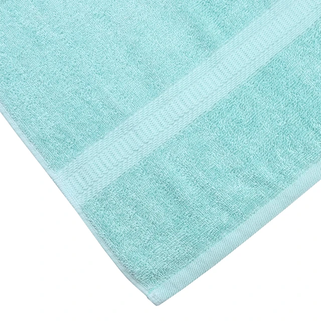 Alt view image 3 of 7 - Mainstays Basic Bath Sheet 100% Cotton 30in x 60in Aqua