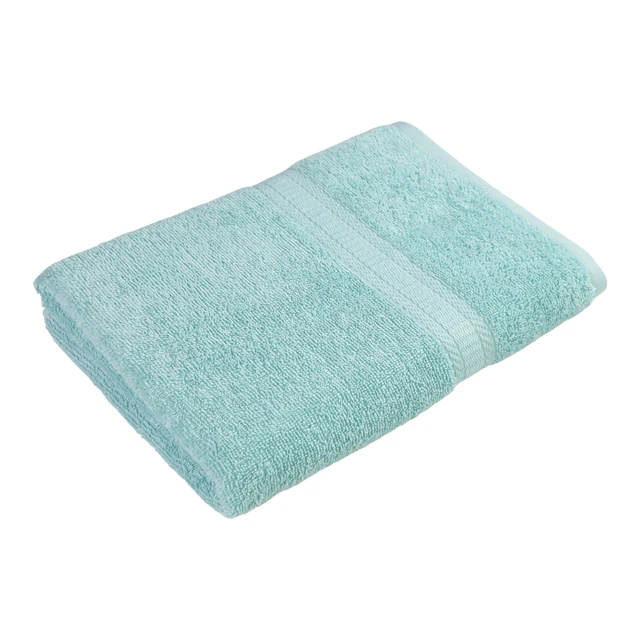 Alt view image 4 of 7 - Mainstays Basic Bath Sheet 100% Cotton 30in x 60in Aqua