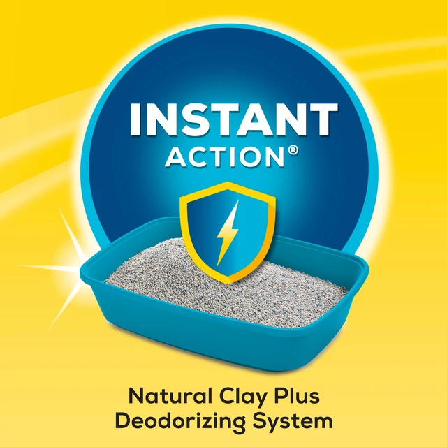 Alt view image 2 of 5 - Purina Tidy Cats Instant Action Clumping Cat Litter, Floral Scent, 14lb Jug