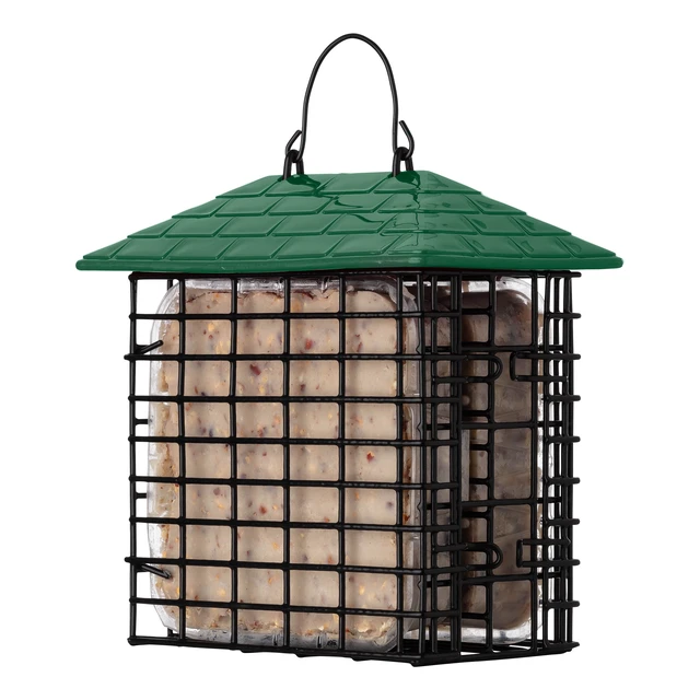 Alt view image 6 of 7 - More Birds Double Suet Feeder with Weather Guard for Wild Bird, Assorted Colors