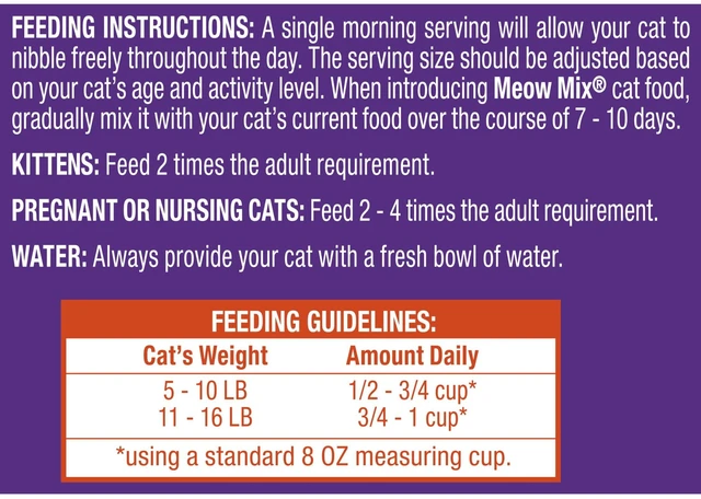Alt view image 4 of 6 - Meow Mix Original Choice Dry Cat Food, 3.15lb Bag