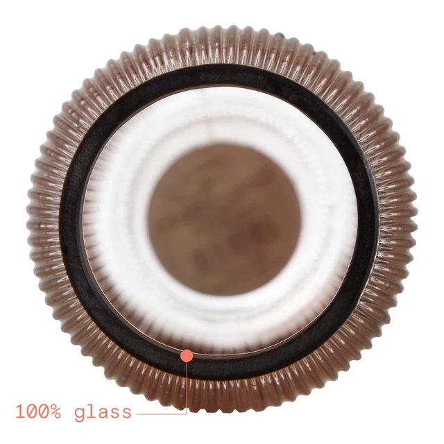 Alt view image 5 of 7 - Beautiful by Drew Barrymore Bottleneck Ribbed Blush Glass Vase