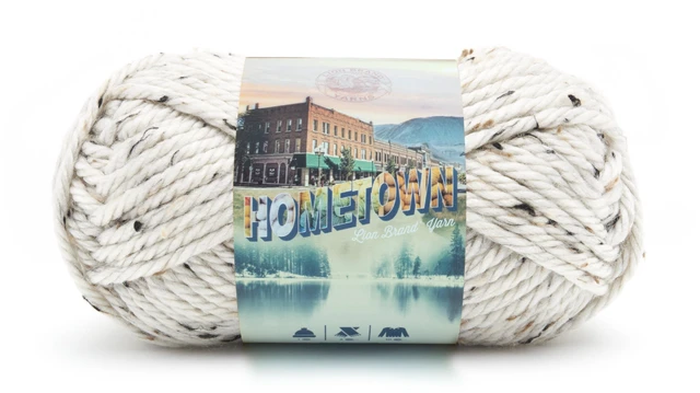 Main image of Lion Brand Hometown Aspen Tweed 135-302 Super Bulky Acrylic Yarn
