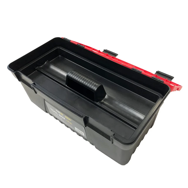 Alt view image 5 of 6 - THEWORKS 14 Inch Durable Tool Box with Lid Organizers and Removable Tool Tray