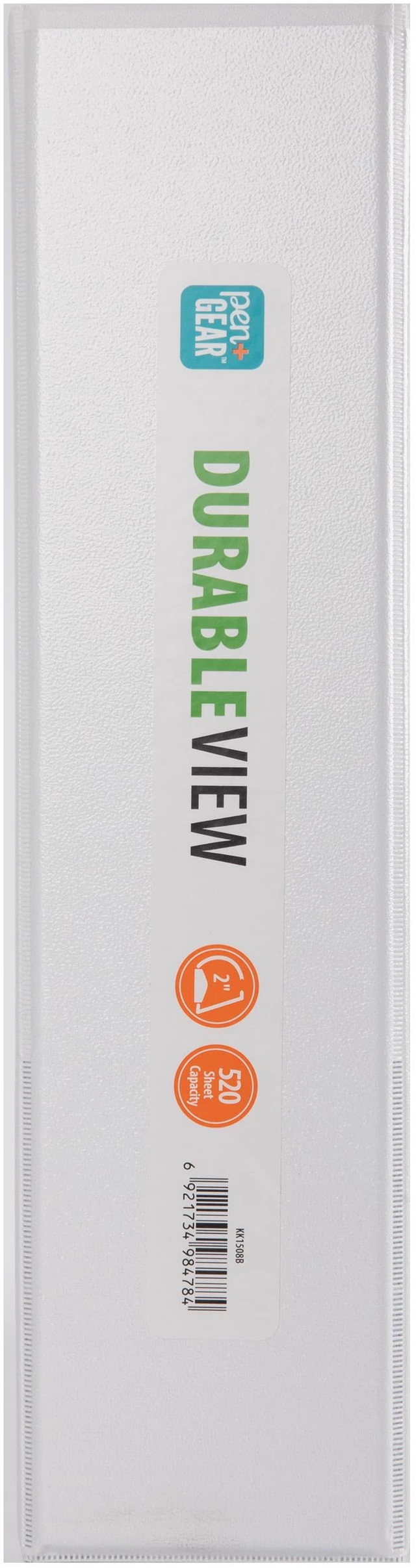 Alt view image 6 of 6 - Pen+Gear Durable View Binder, 2in Rings, 520-Sheet Capacity, White, 1 Count