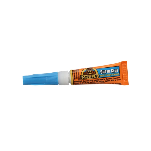 Alt view image 5 of 6 - Gorilla Super Glue Clear, 4 x 3g Tubes, All Purpose Fast Setting
