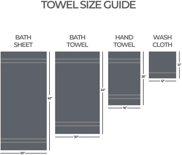 Alt view image 4 of 6 - Mainstays Performance Textured Bath Towel 54in x 30in, 87% Cotton/13% Recycled Polyester, Quick Dry, Fade Resistant, Grey