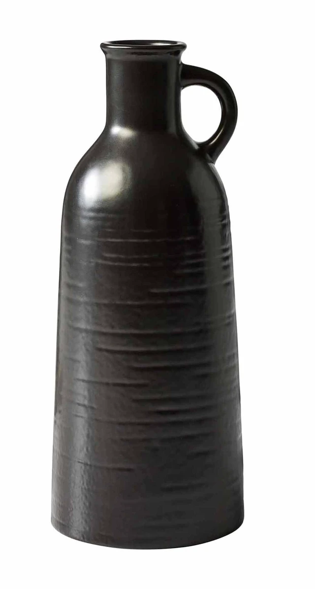 Alt view image 5 of 5 - Better Homes & Gardens Black Ceramic Jug Vase, 8in