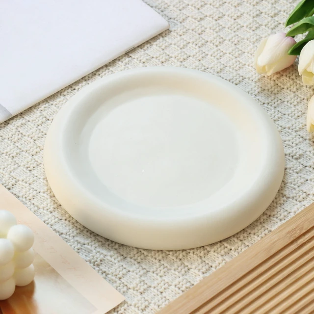 Alt view image 2 of 6 - Mainstays by Becky G. & Alejandra 8" Ceramic Decorative Bubble Tray, White