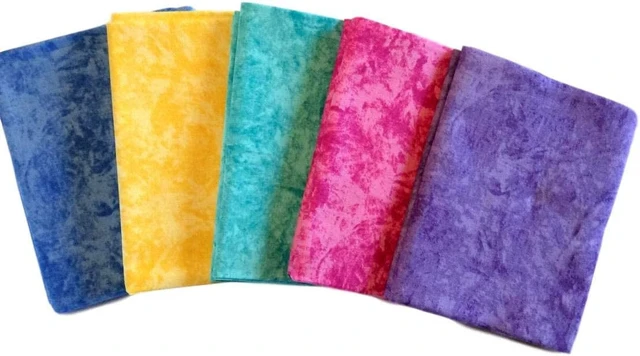 Alt view image 2 of 2 - Waverly Inspirations Batik Fat Quarter Fabric Bundle, 100%Cotton, 18in x 21in, 5 Pieces