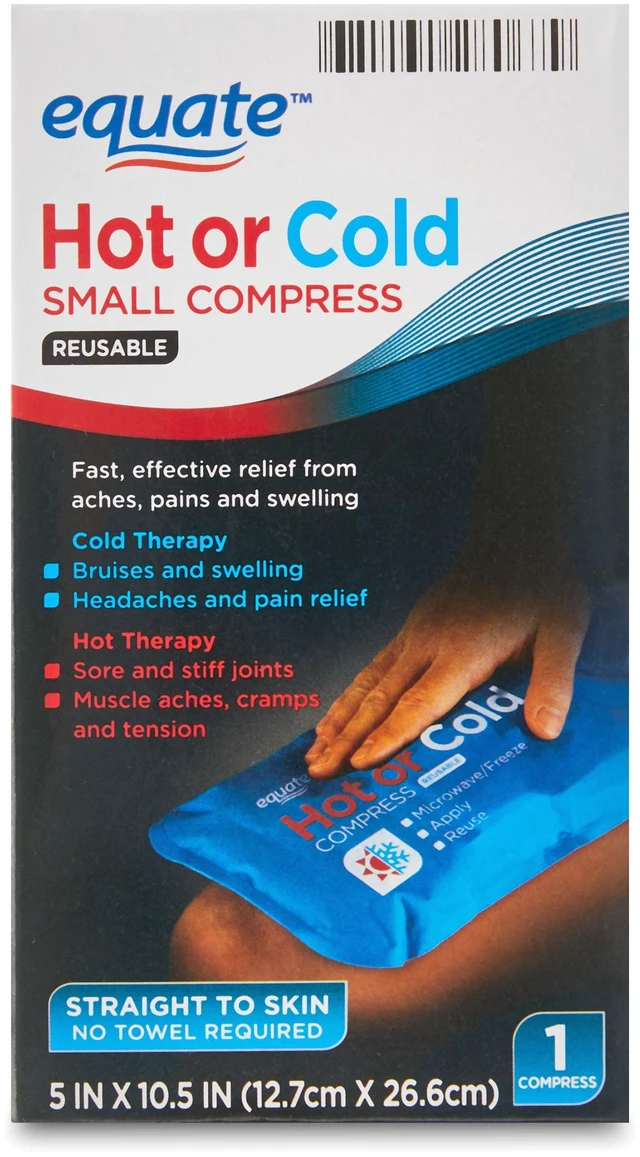 Main image of Equate Reusable Hot or Cold Compress, 5"x10", 1 Count