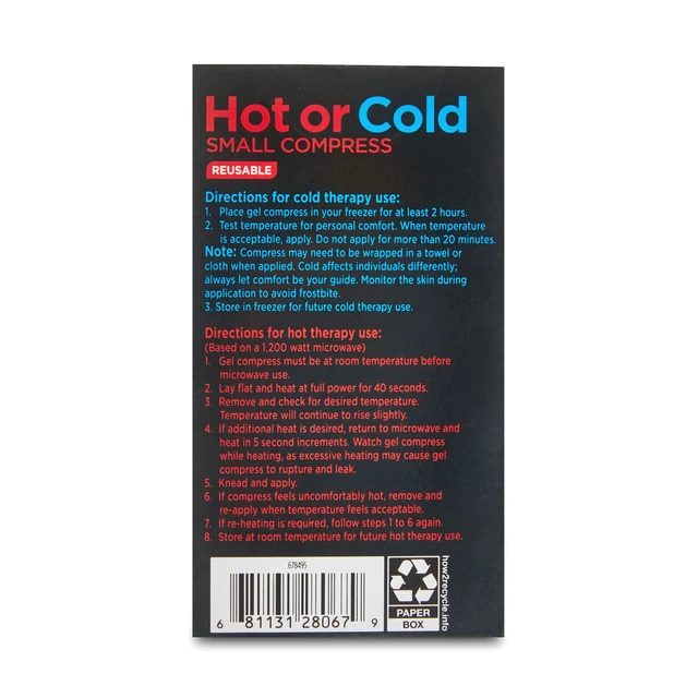 Alt view image 3 of 7 - Equate Reusable Hot or Cold Compress, 5"x10", 1 Count