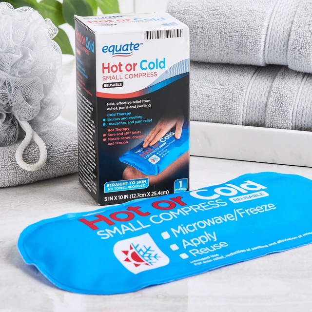 Alt view image 2 of 7 - Equate Reusable Hot or Cold Compress, 5"x10", 1 Count