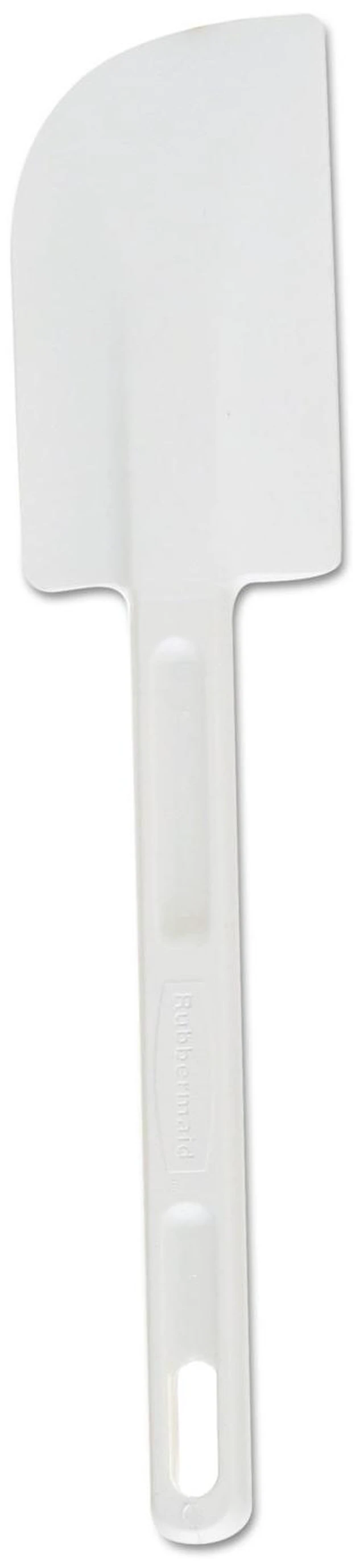 Main image of Rubbermaid Commercial Products Cold Temperature Scraper Spatula, 9.5 Inch, White, Clean-Rest Design