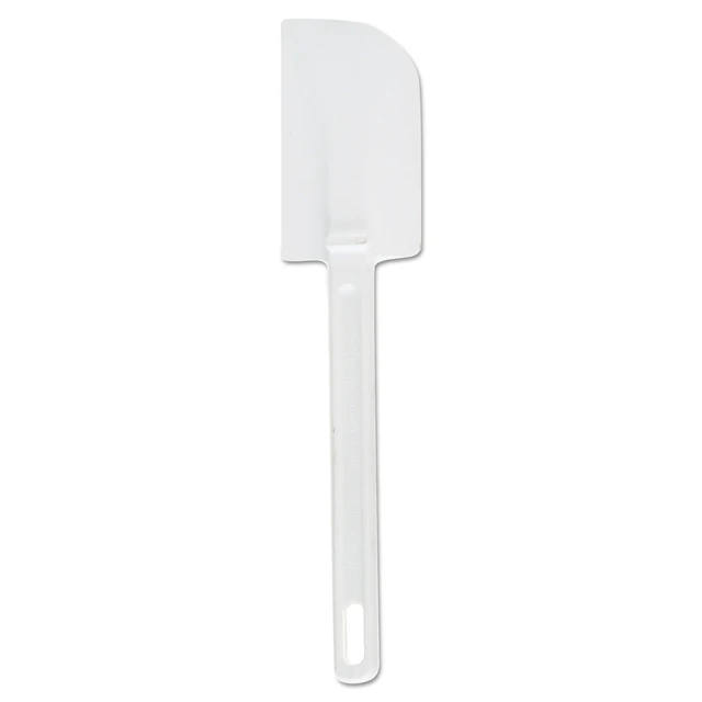 Alt view image 3 of 4 - Rubbermaid Commercial Products Cold Temperature Scraper Spatula, 9.5 Inch, White, Clean-Rest Design