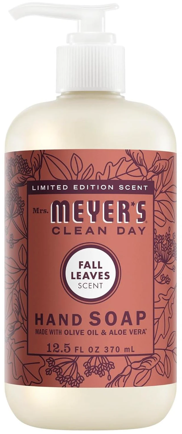 Main image of Mrs. Meyer's Clean Day Hand Soap, Fall Leaves Scent, 12.5 Fl Oz Bottle