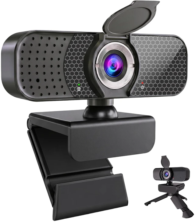 Main image of C26 1080P Webcam with Microphone, USB-A to USB-C Adapter