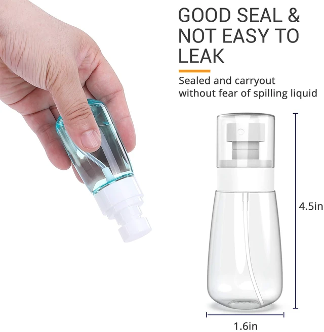 Alt view image 3 of 6 - RELANOR 2 Pack Travel Spray Bottles, 2oz/60ml