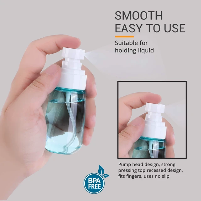 Alt view image 4 of 6 - RELANOR 2 Pack Travel Spray Bottles, 2oz/60ml