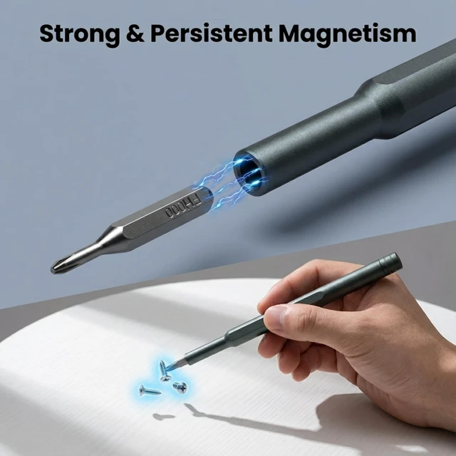 Alt view image 2 of 7 - 25-in-1 Precision Screwdriver Set, Magnetic Mini S2 Steel Repair Kit