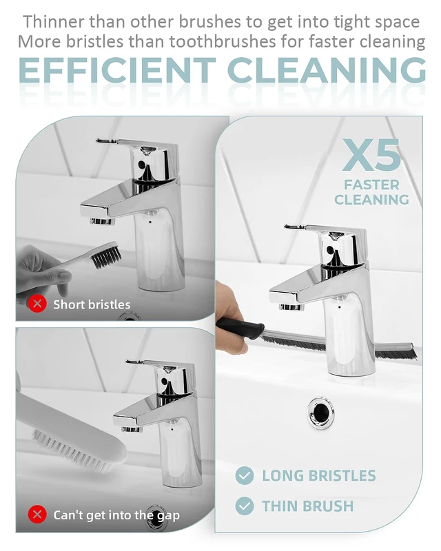 Alt view image 4 of 6 - SXhyf Crevice and Grout Scrub Brush, House Cleaning Supplies