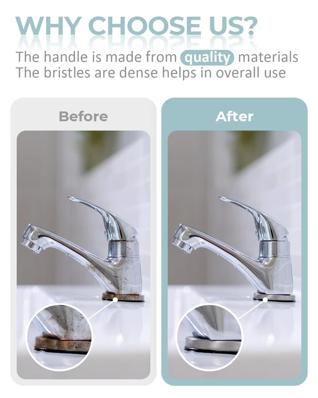 Alt view image 3 of 6 - SXhyf Crevice and Grout Scrub Brush, House Cleaning Supplies