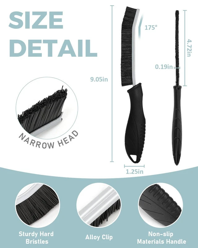 Alt view image 2 of 6 - SXhyf Crevice and Grout Scrub Brush, House Cleaning Supplies