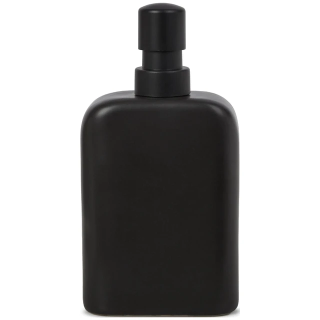 Alt view image 4 of 6 - Mainstays Ceramic Soap Dispenser with Sponge Caddy, Black