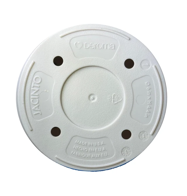 Alt view image 3 of 7 - Jacinto Recycled Plastic Planter, 6in Opening Diameter, Cream