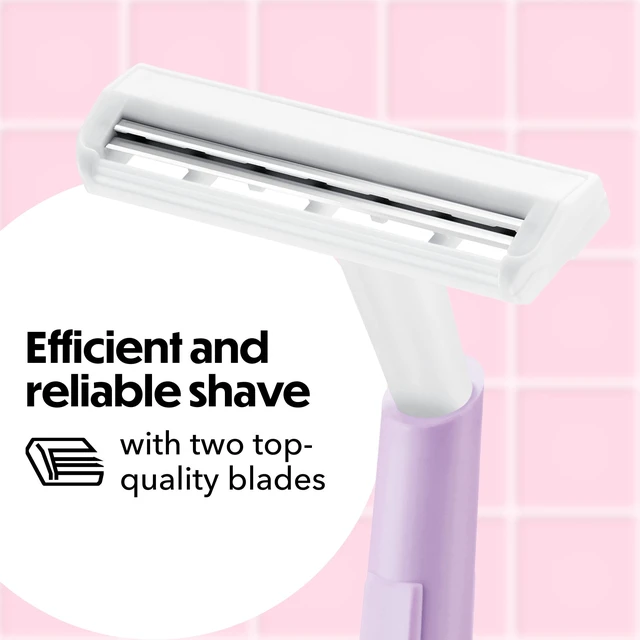 Alt view image 4 of 7 - BIC Silky Touch Women's Disposable Razors with 2 Blades, 18-Pack