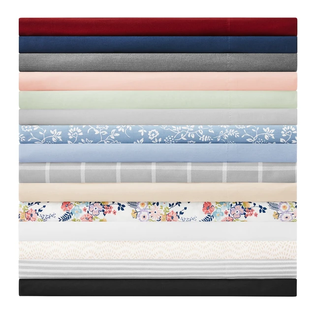 Alt view image 2 of 5 - Mainstays 2-Piece Pillowcase Set, 300 Thread Count Cotton Blend Percale, Standard/Queen, Merlot