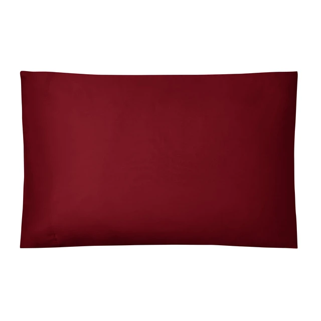 Alt view image 4 of 5 - Mainstays 2-Piece Pillowcase Set, 300 Thread Count Cotton Blend Percale, Standard/Queen, Merlot