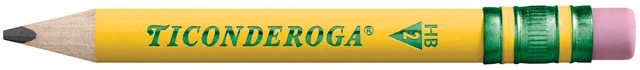 Alt view image 6 of 6 - Ticonderoga #2 HB Soft My First Short Triangular Wood-Cased Pencils