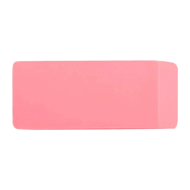 Alt view image 4 of 5 - Amazon Basics Rectangular Erasers, Pink, 24 Count
