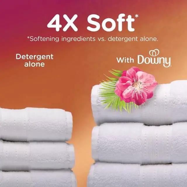 Alt view image 3 of 6 - Ultra Soft Plus Fresh Liquid Fabric Softener, Island Hibiscus & Mango Scent, 44 fl oz for 66 Loads