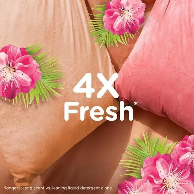 Alt view image 5 of 6 - Ultra Soft Plus Fresh Liquid Fabric Softener, Island Hibiscus & Mango Scent, 44 fl oz for 66 Loads