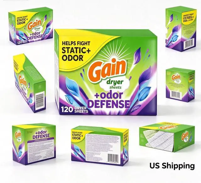 Main image of MultiFunction Fabric Softener Dryer Sheets, NatureInspired LongLasting Fresh Scent for Laundry
