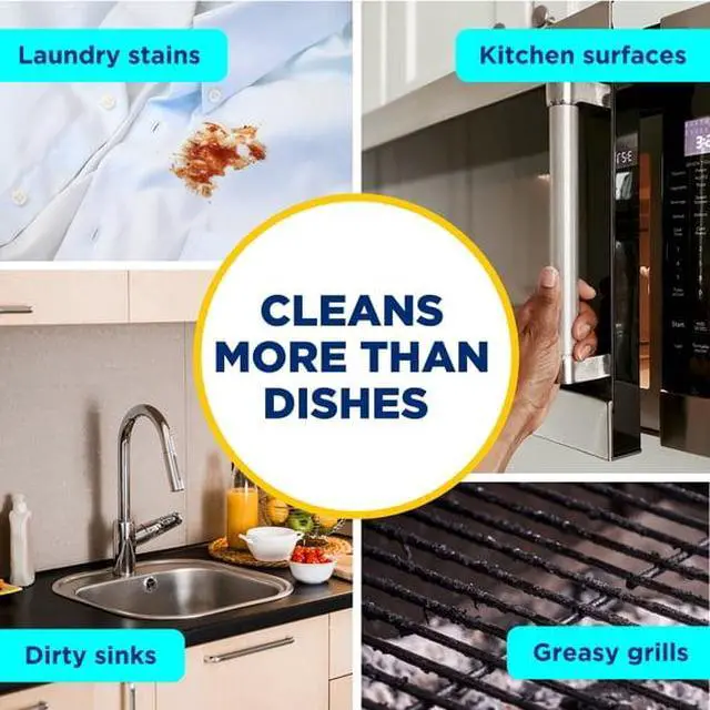 Alt view image 5 of 6 - Fresh Scent Liquid Dish Soap Refill, 99% Grease & Grime Removal, Reusable SprayerCompatible 2Pack