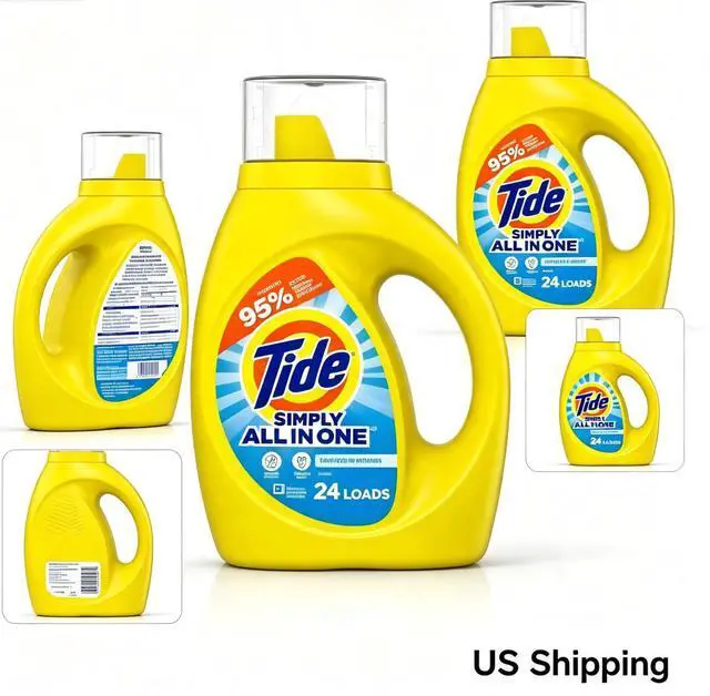 Main image of Concentrated Liquid Laundry Detergent, Fights 99% Common Stains & Odors, Works for Cold Water & All Machines