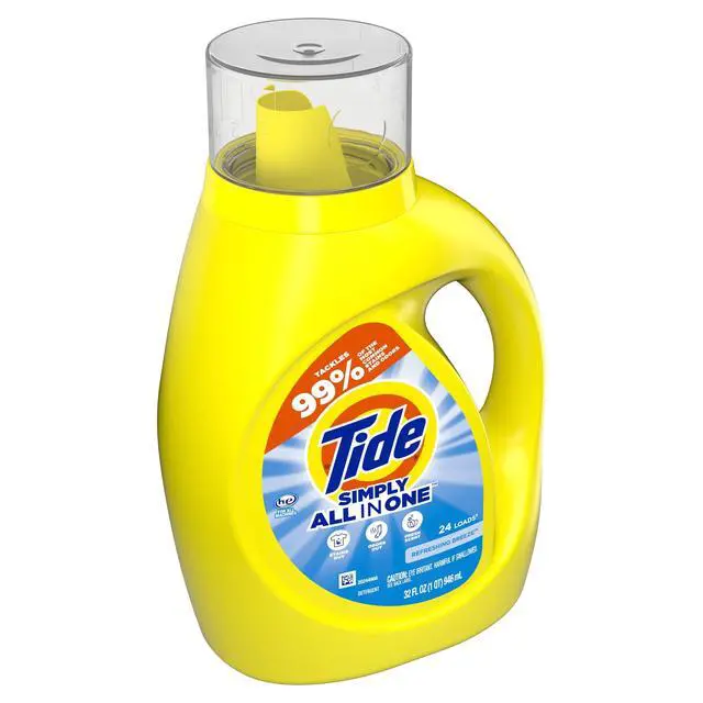 Alt view image 2 of 5 - Concentrated Liquid Laundry Detergent, Fights 99% Common Stains & Odors, Works for Cold Water & All Machines