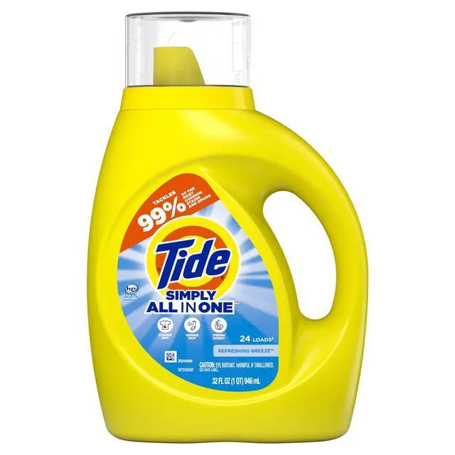 Alt view image 4 of 5 - Concentrated Liquid Laundry Detergent, Fights 99% Common Stains & Odors, Works for Cold Water & All Machines
